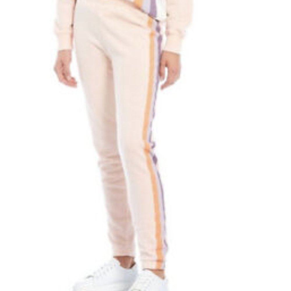 NWT Wildfox Knit Grapefruit Stripe Knox Joggers Sweats  Sz Medium